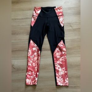 Under Armour Black and Pink Leggings